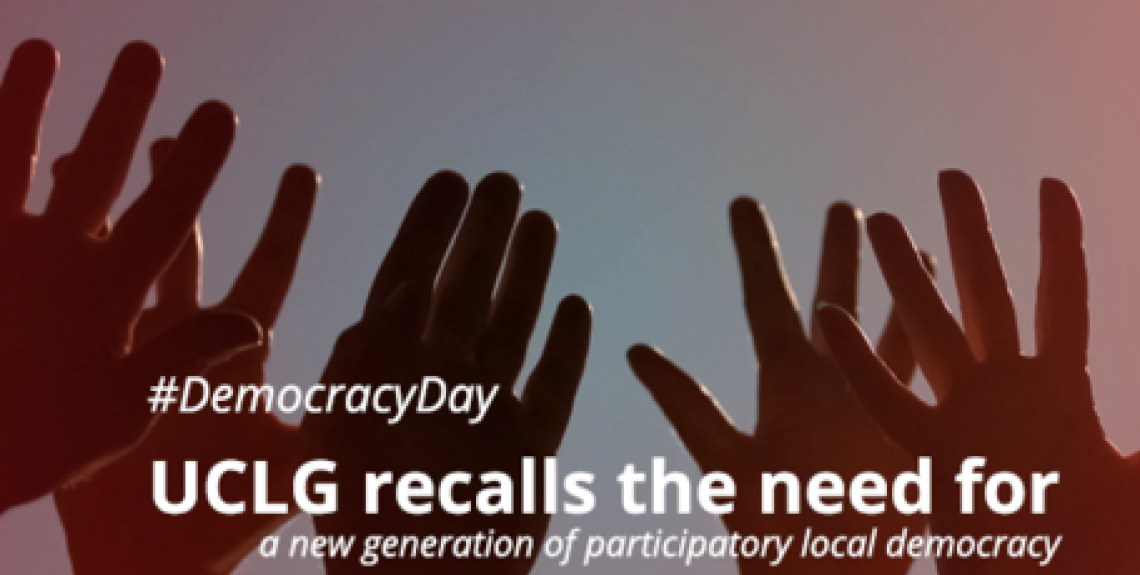 En ocasión del Día Internacional de la Democracia, CGLU promueve una nueva generación para la democracia local participativa