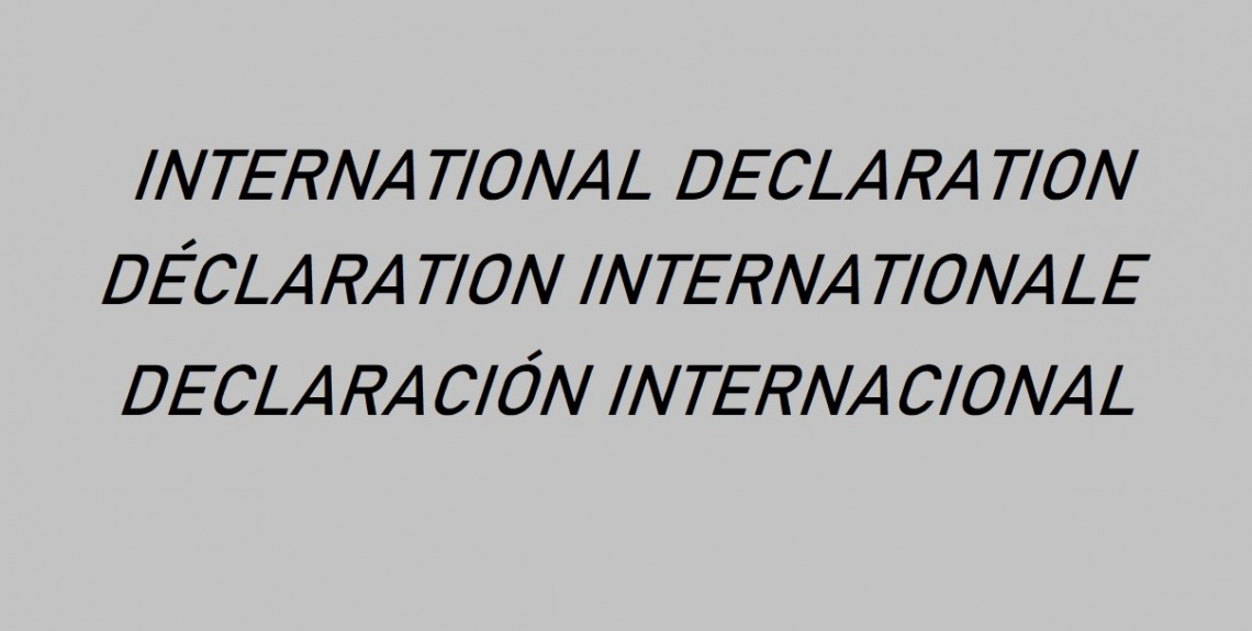 Rights of the Homeless People Declaration (2016)
