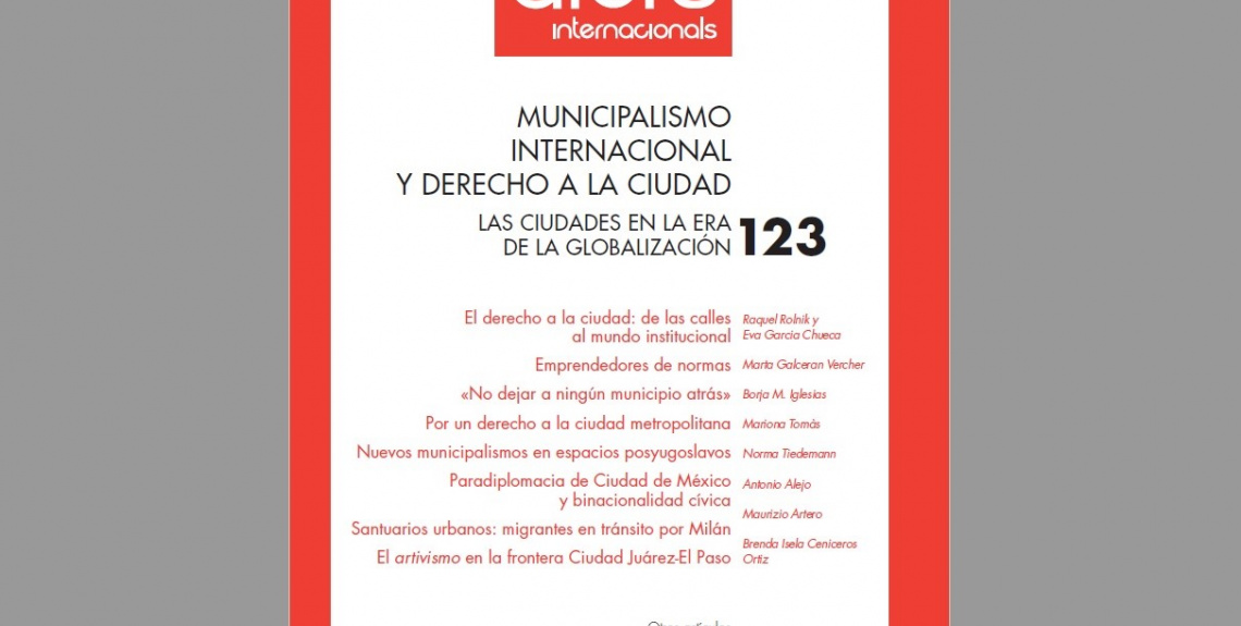 International municipalism and the right to the city (2019)