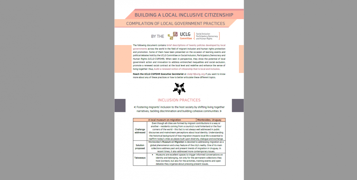 Compilation of Local Government Practices on Local Citizenship (2021)