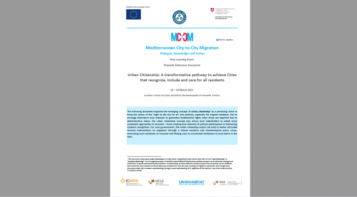Thematic Reference Document on Local Citizenship