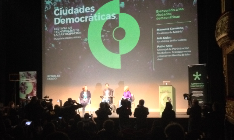 “Democratic Cities” meet in Madrid: How to put technology at the service of the common good and citizen participation?