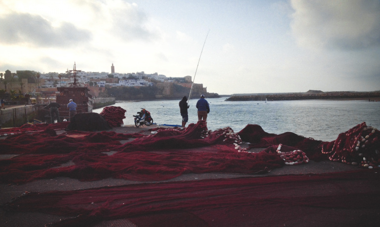 View of Rabat waterfront.