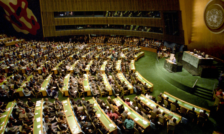 UN General Assembly.