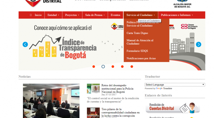 The Social Control mechanism by Bogotá